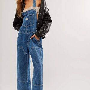 Levi's Blue Denim Overalls